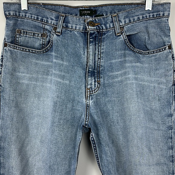 J. CREW MEN'S JEANS 34X30 STRAIGHT AZTECA VINTAGE BLUE - Picture 3 of 10